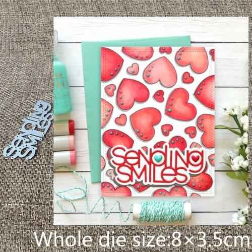 New Design Craft Metal stencil mold Cutting Dies letters decoration scrapbook die cuts Album Paper Card Craft Embossing