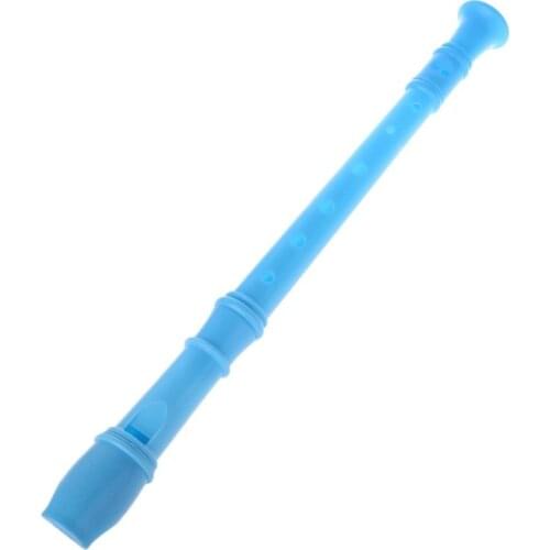 Plastic Musical Instrument Recorder Soprano Long Flute 8 Holes