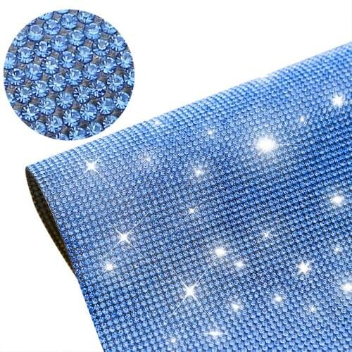 Self-adhesive ss6 ss8 rhinestones trimming banding sticker decoration DIY crystal patch flatback hotfix glass trim accessories