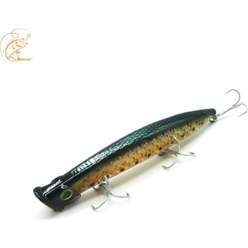 Thritop 2020 Fishing Popper Lure Hard Bait 110MM 13.5G 5 Colors TP115 High Quality Fishing Tackle Artificial Bait & Tools