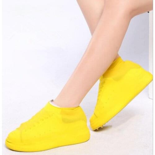 Waterproof Shoe Cover Latex Material Unisex Shoes Protectors Rain Boots for Indoor Outdoor Rainy Days