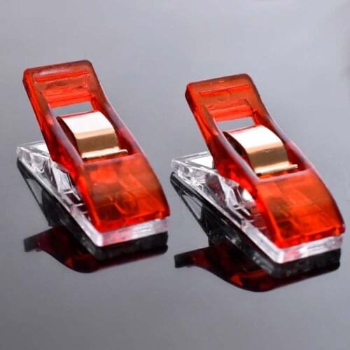 100pcs Colorful Plastic Sewing Clips Quilting Crafting Binding Sewing Craft Tool Cloting Accessories Clip