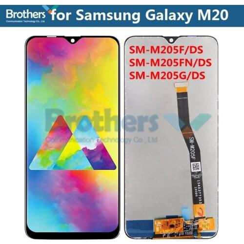 For Samsung Galaxy M20 LCD Screen LCD Display for SamsungM20 M205 SM-M205F/DS SM-M205FN/DS LCD Assembly Touch Screen Digitizer