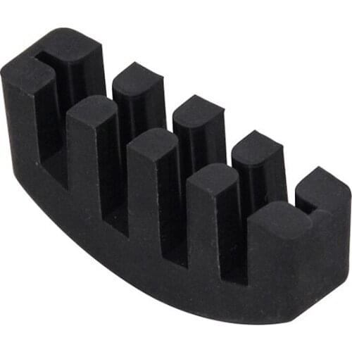 1pc Violin Practice Mute Black Silicone Ultra Heavy Rubber Violin Mute For 1/2 3/4 4/4 Acoustic Violino Practice Accessories