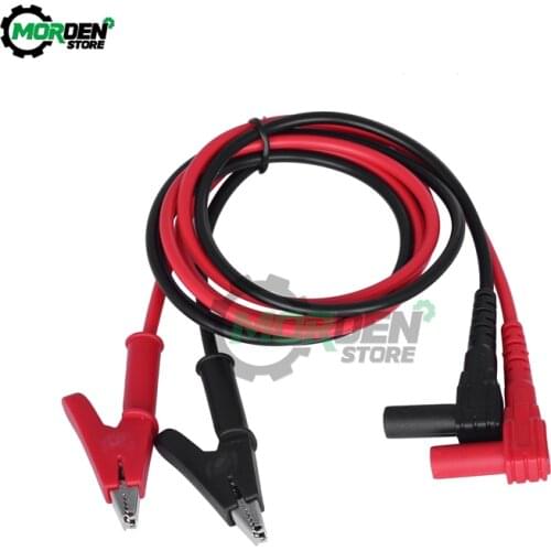 20A 40MM Test Leads Line Banana Plugs To Crocodile Clamps Alligator Clips Test Lead Cable Wire For DC Power Supply Multimeter