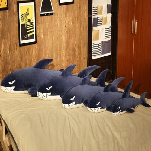 60-120cm cute domineering shark doll plush Animal Toys baby toys to send children Halloween birthday gifts home decor supplies