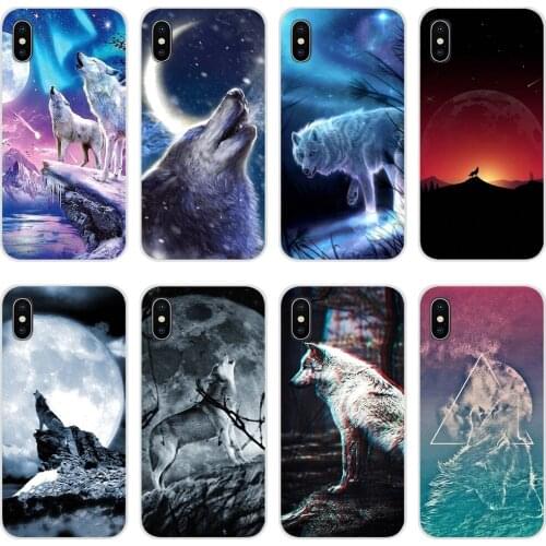Accessories Phone Cases Covers For Samsung Galaxy A3 A5 A7 A9 A8 Star A6 Plus 2018 2015 2016 2017 Snow Wolf Moon