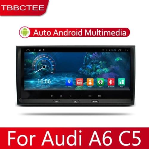 Android 2 Din Car radio Multimedia Video Player auto Stereo GPS MAP For Audi A6 C5 1997~2006 Media Navi Navigation