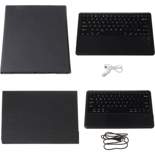 For ipad Pro 12.9" 2020 Case with Keyboard Pencil Holder Backlit Tablet Cover