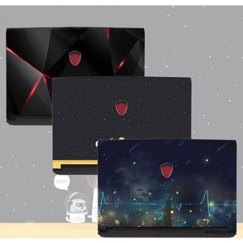Color film Laptop Sticker Decal Skin Cover Protector for MSI GE63 GE63VR 15.6"