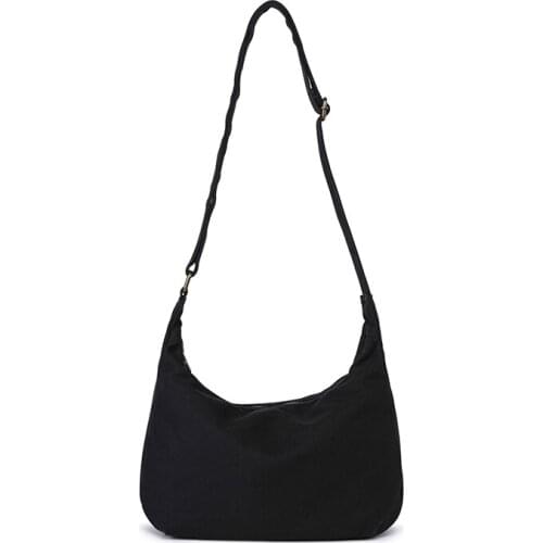 Canvas Shoulder Bag New Ladies Bag Casual Wild Messenger Bag Dumpling Bag