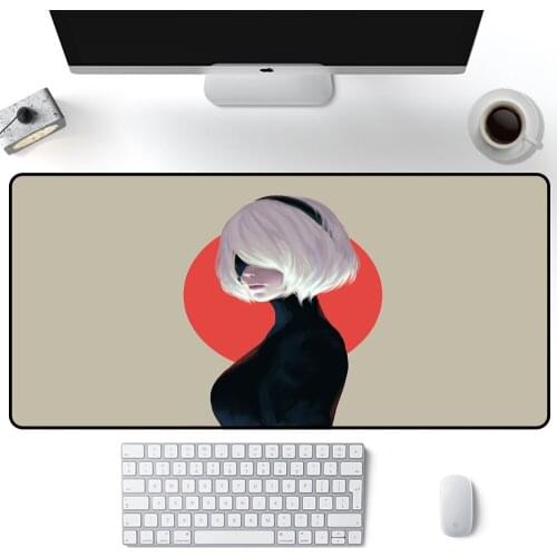 NieR Automata Mouse Pad Gamer Mousepad XXL Mouse Mat Large Desk Mat Computer Keyboard 60x35cm Speed Carpet Gaming Mousepad Anime