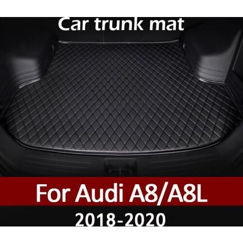 MIDOON Car trunk mat for Audi A8/A8L 2018 2019 2020 cargo liner carpet interior accessories cover