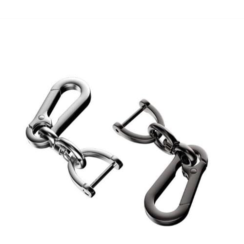 Creative Metal Car Keyring Keychain Gunmetal Plated Key Chain Holder Wholesale Buckle Key Ring Accessories