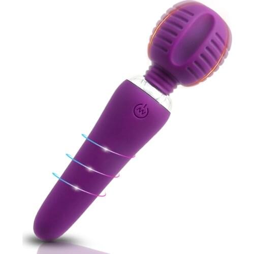 Mini Wand Massager Smallest 10 Strong Vibration Handheld Av Vibrator G Spot and Clitoral Stimulator Waterproof Sex Toy for Women