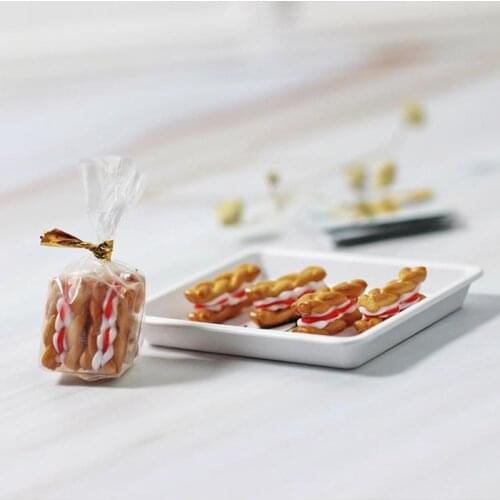 1/12 Scale Miniature Biscuit Cute Mini Cookies Pretend Food for Blyth OB11 Dollhouse Decor Accessories Kitchen Toys