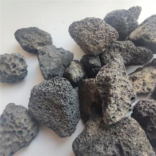 Natural Aquarium Fish Tank Filter Media Volcanic Rock Biological Ball Bio Filter Clear Water Decoration Honeycomb Filter Stone