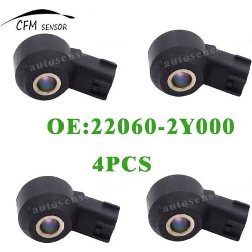 4PCS New 22060-2Y000 Engine Knock Sensor For Nissan Altima Infiniti G35 I35 M45 Q45 QX4