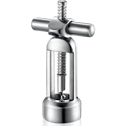 Stainless Steel Creative Vintage Wine Bottle Opener Corkscrew Leverage Design Corkscrew For Red Wine Kitchenware Bar Tools