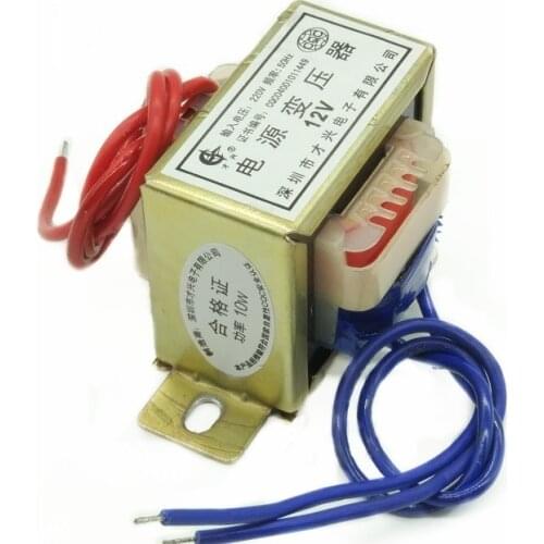EI48 transformer 10W/VA 220V to 6V/9V/12V/15V/18V/24V/single/double AC power supply