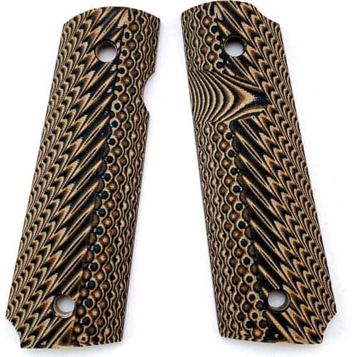 2Pieces Of Tactical 1911 Modified Accessories 1911 Patch G10 Handle 1911 Special Handle Material Accessories