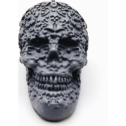 3D Skull Flower Silicone Mold Handmade Soap Gypsum Mold Kitchen Cake Baking Tools