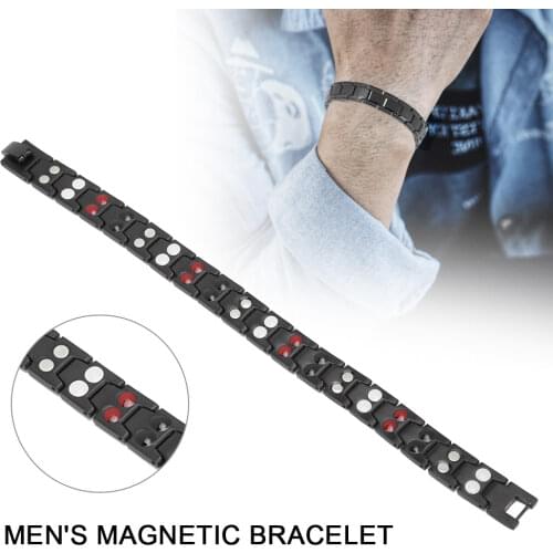 4 in 1 Men Magnetic Bracelet Arthritis Relief Reduce Pain Healthy Care Magnetic Bracelet New