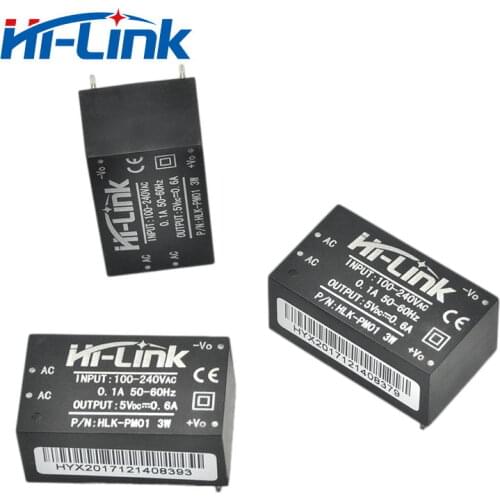 50pcs /lot 220v 5v ac - DC switching step-down power module Hi-Link HLK-PM01