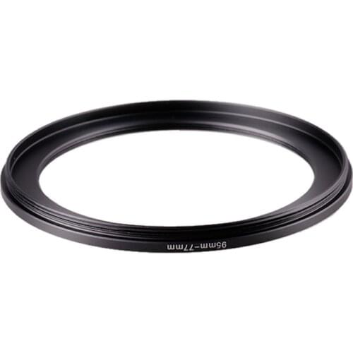 95mm-77mm 95-77mm 95 to 77 Step down Ring Filter Adapter black