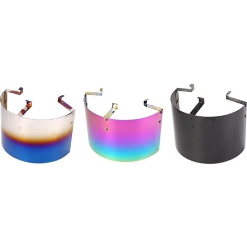 Car Cold Air Intake Cone Sport Filter Cover Stainless Steel Heat Shield Universal Auto Intake Heat Shield Dust Shield Accessorie