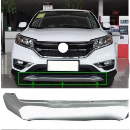 For Honda CRV CR-V 2015-2016 No paint Front Bumper Protector cover Decorative trim Silver Lip