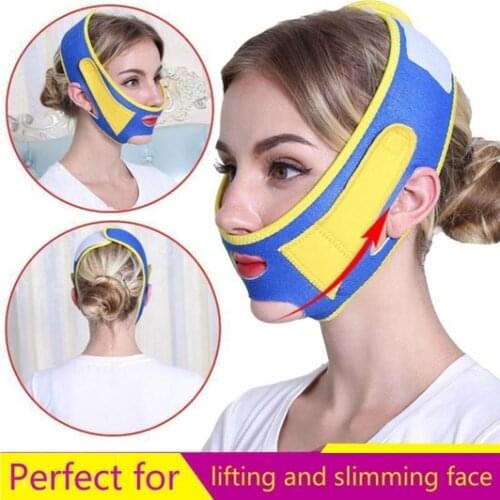 Elastic Face Belt Strap Mask Skin Care Elastic Face Slimming Bandage V Line Face Sharpe Women Chin Cheek Lift Up Belt Facial