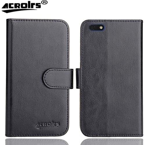 Huawei Y5 lite Case 5.45" 6 Colors Flip Fashion Soft Leather Crazy Horse Exclusive Phone Cover Cases Wallet Funda Coque