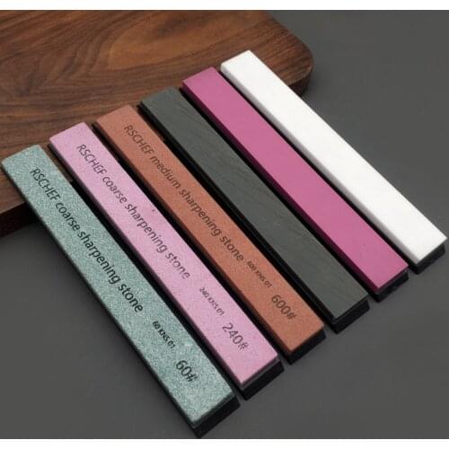 New coarse and fine polishing leather knife sharpener sharpening stones grind grinding tools fixed 60 -3000-10000 grit