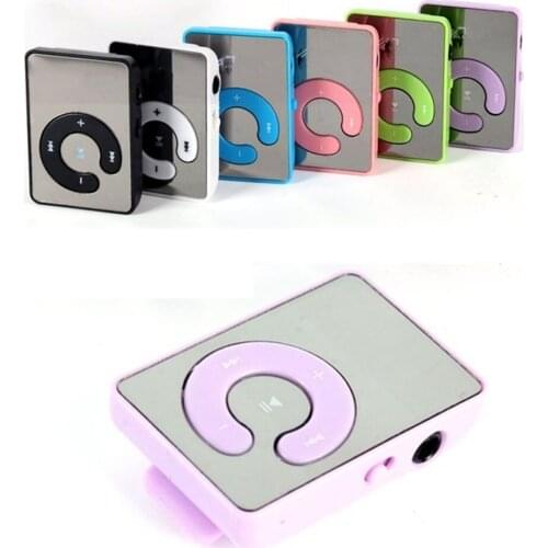 Mini MP3 Player USB Interface Walkman MP3 player Music Clip Digital Portable Music Players USB 2.0 Button 8GB Mirco SD TF Card