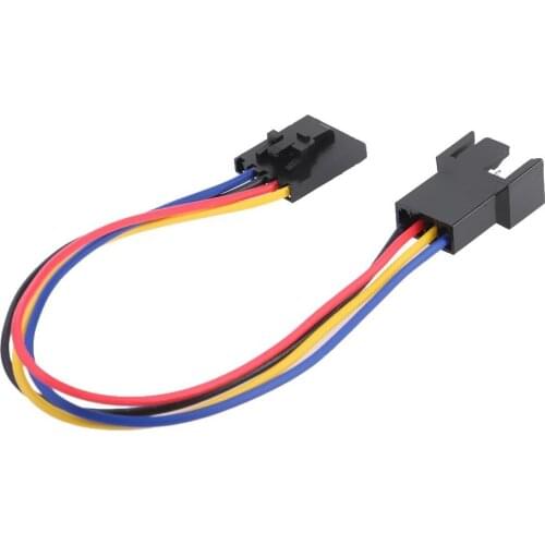 5Pin to 4Pin Cooling Fan Connector Adapter Converter Extension Cable Wire Cord for Dellstyles 5 pin Latch styles PC Laptop