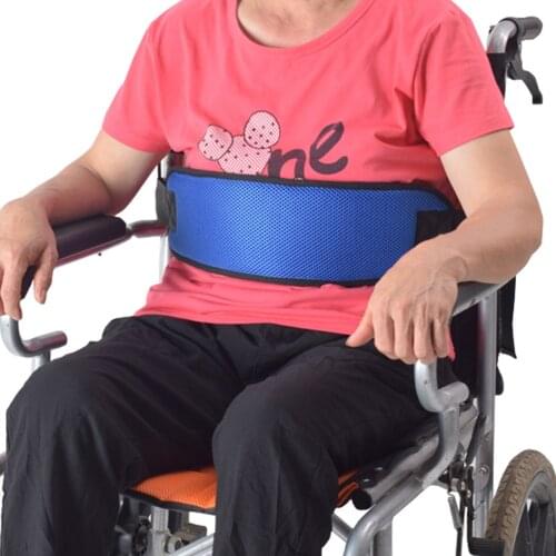 1PC Practical Sturdy Durable Breathable Safety Belt Wheelchair Strap Seat Belt for Wheelchair Patient Old People