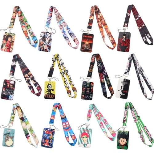 ER711 Attacking Giant Hunter Boy Cat Neck Strap Lanyard For Keys ID Card Gym Mobile Phone Straps USB Badge Holder DIY Hang Rope