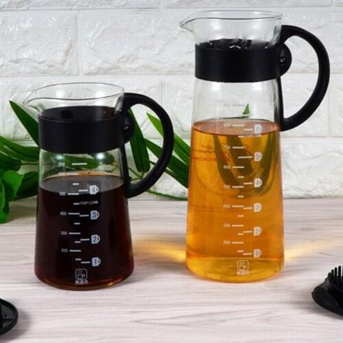 Glass Coffee Maker Coffee Maker Cold Extract Ice Brewed Water Bottle Non-Rust Filter Coffee Pot