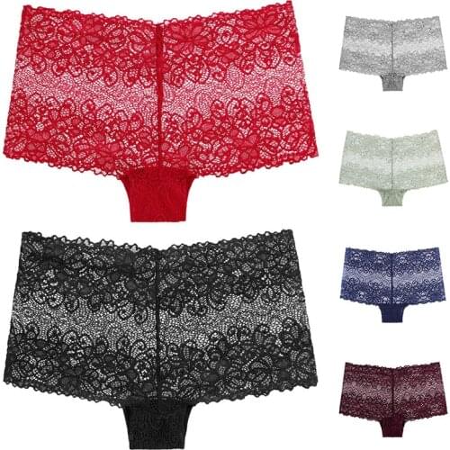 Lace Panties Elegance Women High Waist Low Waist Sexy Lace Lingerie Seamless Panties Underpants Underwear Plus Size Briefs