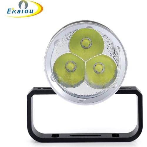 Waterproof 3xXHP70.2 LED White Yellow light Underwater Diving Flashlight Lighting Lamp Handheld Video Photography Dive Lantern