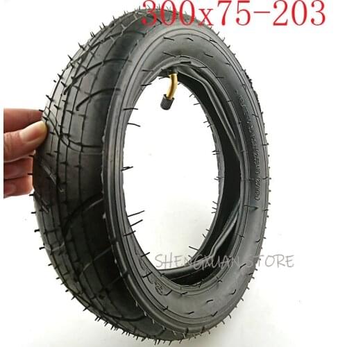 Good Quality 270x47-203 Tyre 280x65-203 300x75-203 Inner and Outer Tyre Fits for Childrens Tricycle Baby Trolley Pneumatic Tire