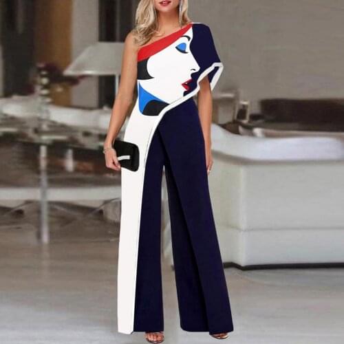 Women Strap Loose Jumpsuits Summer Sleeveless Elegant Lady Plus Size Bodycon White Loose Wide Leg Full Length Sexy Vintage
