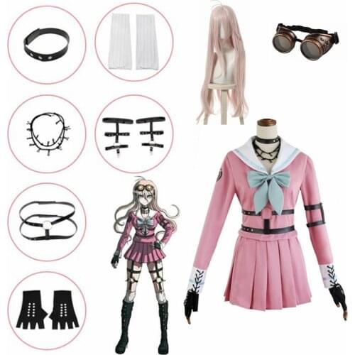 Anime Danganronpa V3 Miu Iruma Cosplay Costumes Women Dress Girls Uniforms clothing