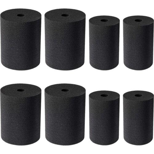 8Pcs Cup Turner Foam Black Cup Turner Foam Cup Tumbler Fixing Turner Foam Locate Spinner Foam Cup Turner Sponge 10-40 Oz