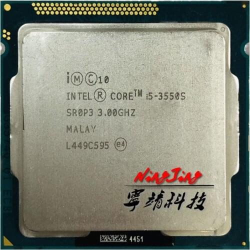 Intel Core i5-3550S i5 3550s 3.0 GHz Quad-Core Quad-Thread CPU Processor 65W LGA 1155