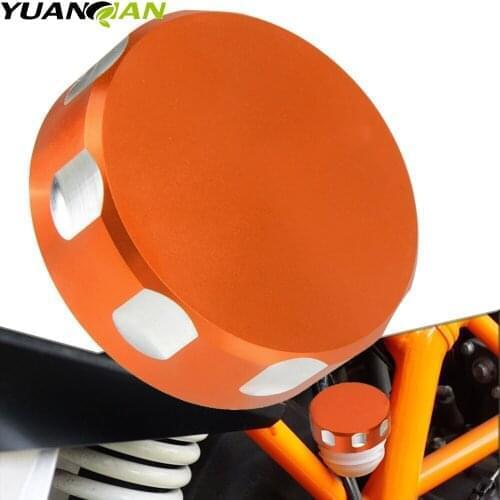 For 390 Rear Brake Fluid Reservoir Cover Cap For 390 125/200 250 2013 2014 2015 2016 2017 2018 with logo