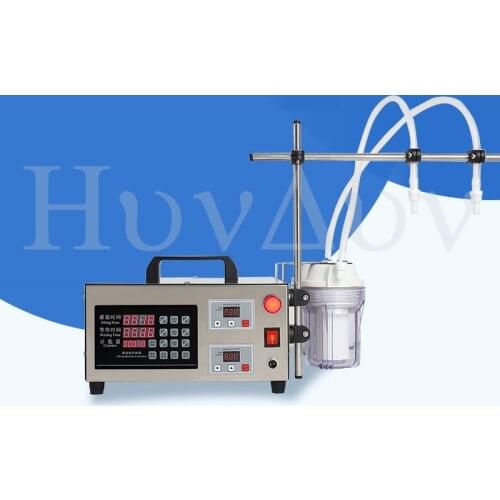 Double-head CNC liquid quantitative automatic filling machine wine soy sauce vinegar glass water cleaning agent 40W