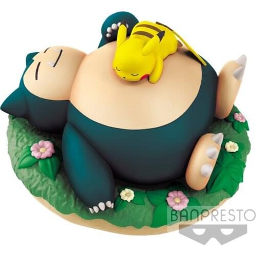 BANDAI Banpresto Pokemon Pikachu Snorlax Pokemon Figures
