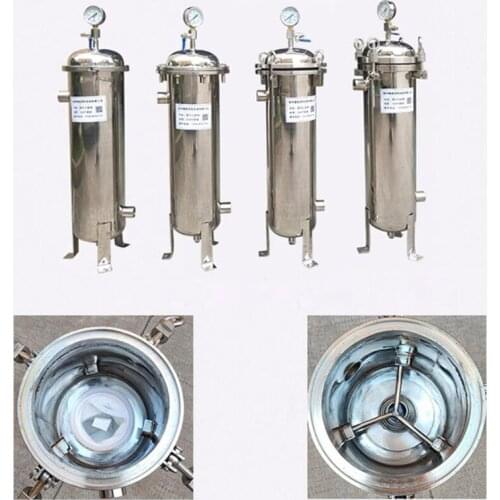 Bag Type Filter Sanitary SS304 Pre-filter Single Bag Large Flow High Precion Industrial Strainer 745mm/845mm